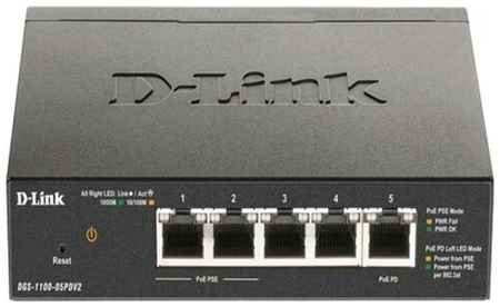 Коммутатор (switch) D-link DGS-1100-05PDV2/A1A, L2 198281978889