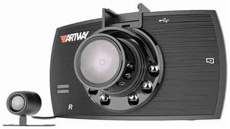 Видеорегистратор Artway AV-520, 2 камеры, черный 1982829939