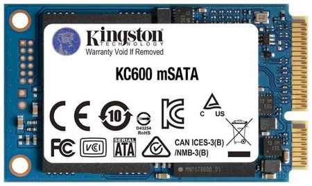 Твердотельный накопитель Kingston KC600 256 ГБ mSATA SKC600MS/256G 198295118187