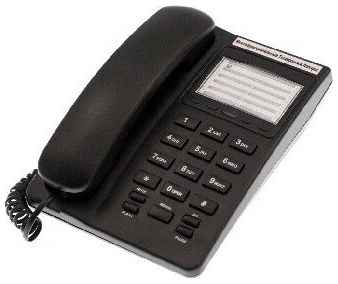 Телефон проводной вектор 816/02 BLACK 198298589906