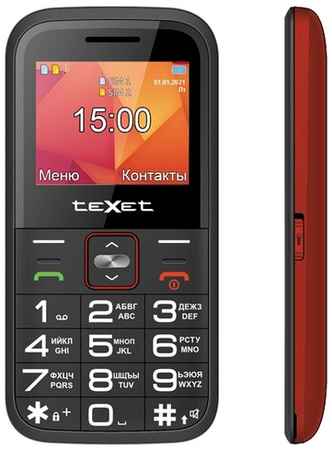 Телефон teXet TM-B418, 2 SIM, черный 198299718294