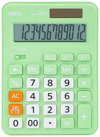 Калькулятор настольный Deli EM210FGREEN зеленый 12-разр 198301032585