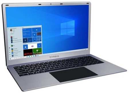 Ноутбук IRBIS NB292 15.6″ 3200*1800 WQXGA+ IPS, Intel N4020, 4GB/128GB, 5000mAh/7.4V, 0.3M camera, Plastic silver color case, M.2 SSD support, Windows11H 198301782898