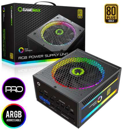 Блок питания GAMEMAX RGB-1050 PRO (5.0) 198307318098