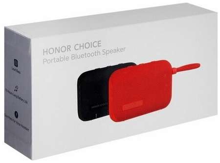 Honor Портативная колонка Choice MusicBox M1, 1000 мАч, 5 Вт, USB, BT 5.3, красная
