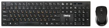 Комплект клавиатура + мышь Dialog KMROP-4030U Black USB, черный, английская/русская 198326140756