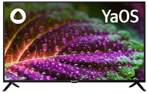 Телевизор BAFF 32Y HD-R, 32 дюйма, HD, Smart TV, YaOS, голосовое управление Алиса