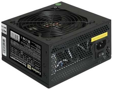EXEGATE Блок питания EX224734RUS-PC Блок питания 500W 500NPX ATX, PC, 12cm fan, 24pin, 4pin, PCIe, 3xSATA, 2xIDE, black, кабель 220V в комплекте 198332567255