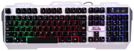 Клавиатура игровая DEFENDER Metal Hunter GK-140L RU,RGB подсветка,19 Anti-Ghost, USB