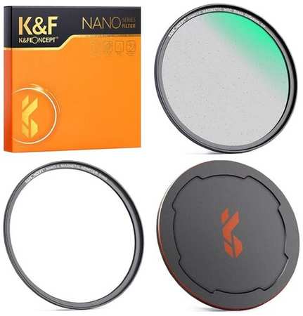 Светофильтр K&F Concept Nano-X Magnetic Black Mist 1/4 62мм SKU.1820