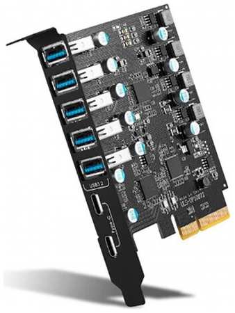 Контроллер KS-is 7 в 1 PCIe USB 3.2 Gen2 KS-800