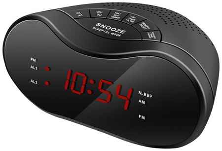 Радиобудильник Hyundai H-RCL160 LED подсв:красная часы:цифровые AM/FM