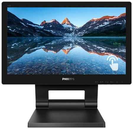 Philips Монитор LCD 39,6 cm (15.6″) 16:9 1366х768(WXGA) TN, GLARE,60 Гц, 220 cd/m, H90°/V60°, 500:1, 20M:1, 4ms, VGA, DVI, 1.4, 1.2, USB-Hub, Tilt, Speak