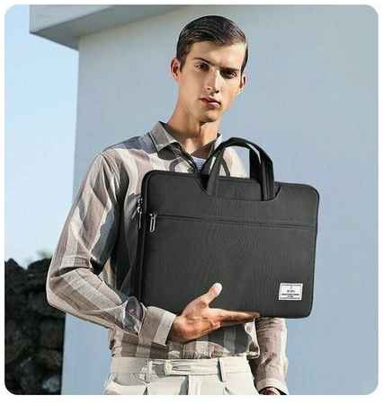 Сумка для ноутбука WiWU ViVi Laptop Handbag для Macbook 14″, водонепроницаемая - Черный 198343673963