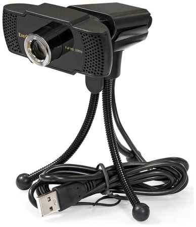 Веб-камера ExeGate BusinessPro C922 FullHD Tripod, черный 198345057723