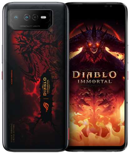 Смартфон ASUS ROG Phone 6 Diablo Immortal Edition 16/512 ГБ Global, Dual nano SIM, черный/красный 198345839855