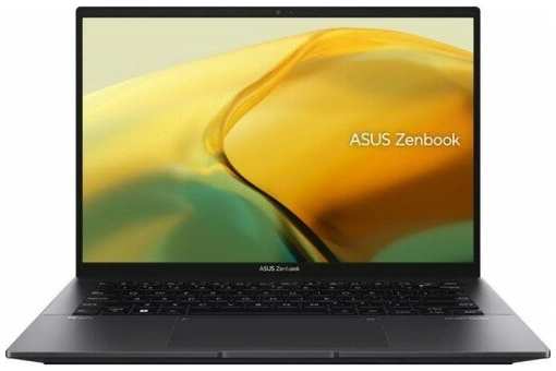 Ноутбук Asus Zenbook 14 UM3402YA-KP601 Ryzen 5 7530U 16Gb SSD512Gb AMD Radeon 14 IPS WQXGA (2560x1600) noOS black WiFi BT Cam Bag (90NB0W95-M010Z0) 198350423917