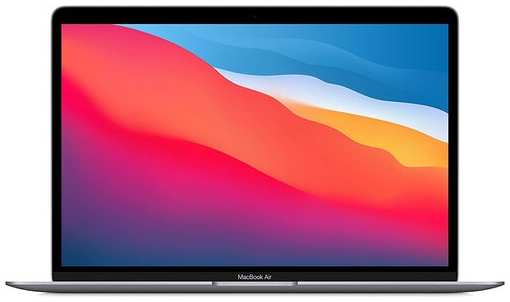 Ноутбук Apple MacBook Air A2337 M1 8 core 8Gb SSD256Gb/7 core GPU 13.3″ IPS (2560x1600) Mac OS grey space WiFi BT Cam (MGN63ZP/A) 198353594040