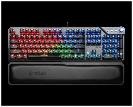 Gaming Keyboard MSI VIGOR GK71 SONIC, Wired, Mechnical, with Multimedia functions, Light & Fast Red MSI Sonic Switch, incl. Wrist Rest, RGB, Black 198353959745