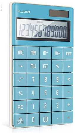 Калькулятор настольный Deli Nusign ENS041blue синий 12-разр 198355442791