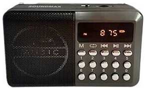 Радиочасы SoundMAX SM-RD2127 (тёмный титан) 198355876290