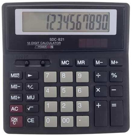 Сима-лэнд Калькулятор настольный, 12 - разрядный, SDC-821