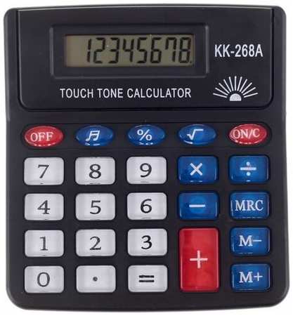 Сима-лэнд Калькулятор настольный, 8 - разрядный, PS - 268A, с мелодией 198355986713
