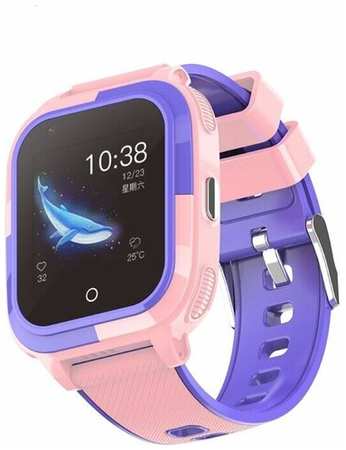 Детские умные часы Smart Baby Watch Wonlex CT11 GPS, WiFi, камера, 4G розовые (водонепроницаемые) 198356801628