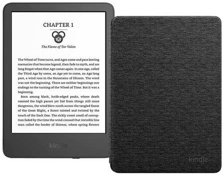 Электронная книга Amazon Kindle 11 2022 16 Гб black Ad-Supported + фирменная обложка 198359322819