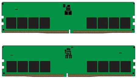 Модуль памяти 64GB Kingston DDR5 4800 DIMM KVR48U40BD8K2-64 Non-ECC , CL40, 1.1V, (Kit of 2) 2RX8 288-pin 16Gbit, RTL