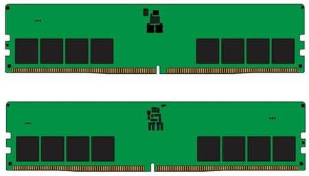 Модуль памяти 64GB Kingston DDR5 5600 DIMM KVR56U46BD8K2-64 Non-ECC , CL46 , 1.1V, (Kit of 2) 2RX8 288-pin 16Gbit, RTL