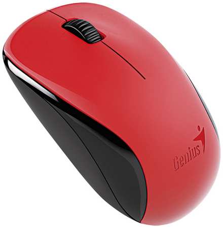 Genius Мышь беспроводная NX-7000 красная (red, G5 Hanger), 2.4GHz wireless, BlueEye 1200 dpi, 1xAA NewPackage 198360152189
