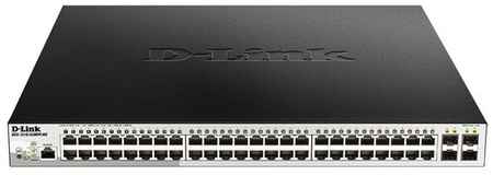 D-Link PROJ Managed L2 Metro Ethernet Switch 48x1000Base-T PoE, 4x1000Base-X SFP, PoE Budget 740W, Surge 6KV, CLI, RJ45 Console, Dying Gasp