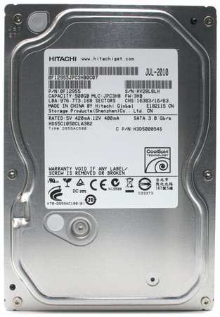 Жесткий диск Hitachi HDS5C1050CLA382, 500 Гб 198360461614