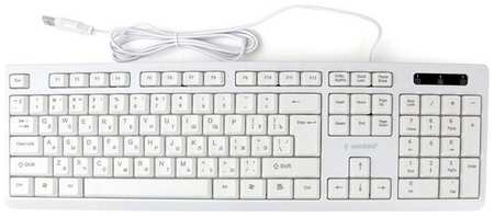 Клавиатура Gembird KB-8355U,{USB, белый, 104 клавиши, кабель 1,85м} 198360801333