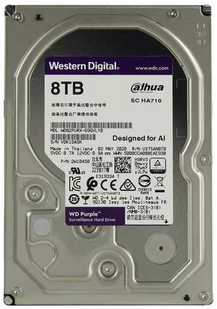 Western Digital Жесткий диск WD Purple 8TB (WD82PURX) 198361359163