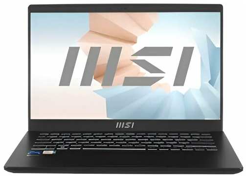 Ноутбук MSI Modern 14 C12M-230RU, Intel Core i5-1235U (1.3 ГГц), RAM 8 ГБ, SSD 512 ГБ, Intel Iris Xe Graphics, Windows Home, (9S7-14J112-230)