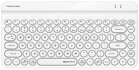 Клавиатура A4TECH Fstyler FBK30, USB, Bluetooth/Радиоканал, белый [fbk30 white] 198361740974