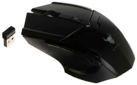 Мышь Smartbuy RUSH Dark, игровая, беспроводная, 1600 dpi, 2хААА, USB, подсветка, чёрная 198361828234