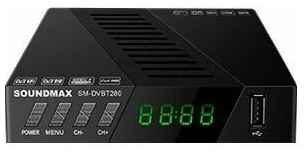Цифровые приставки DVB-T2 SOUNDMAX SM-DVBT280(черный) 198362566026