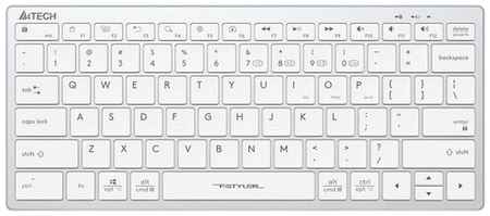 Клавиатура беспроводная A4Tech Fstyler FBX51C белый 198364534627