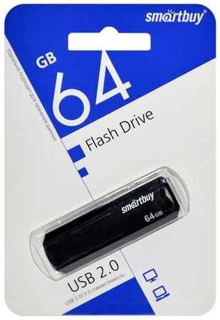 USB Flash накопитель 64Gb SmartBuy Clue Black (SB64GBCLU-K) 198364808573