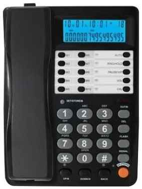 Стационарные телефоны RITMIX RT-495 BLACK 198364850615