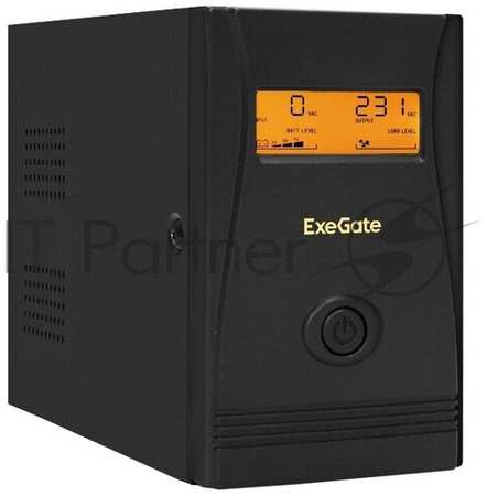ИБП ExeGate EX292776RUS Power Smart ULB-800. LCD. AVR.2SH 198364854354