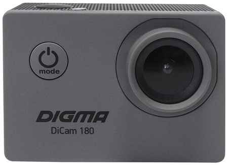 Экшн-камера Digma DiCam 180 серый (DC180) 198366022892