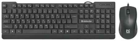 Комплект клавиатура + мышь Defender York C-777 RU black проводной (45777) 198366102037