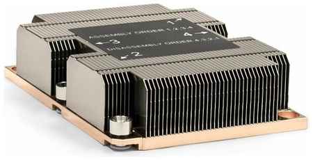 Радиатор для процессора ExeGate EX293447RUS ESNK-P0067PS.1U.3647. Cu (Al+Cu, 1U, 2 тепл. трубки, LGA3647, TDP 165W, 230г, на винтах, с термопастой, Ret 198366215547