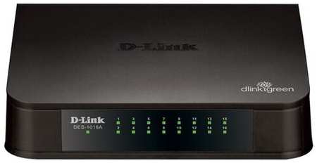 Коммутатор D-Link DES-1016A/E2A 16x100Mb неуправляемый 198366284575