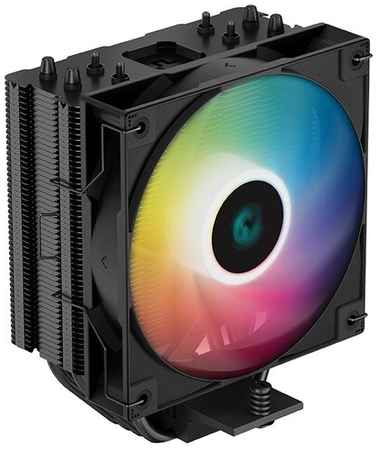 Кулер для процессора Deepcool AG400 BK ARGB, 0.28 А, /ARGB