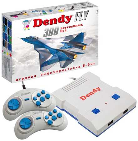 Игровая приставка Dendy Fly 300 встроенных игр / Ретро консоль 8 bit Dendy / Для телевизора 198367827941